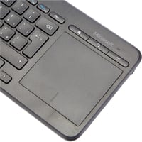 Microsoft All-in-One Media Keyboard - Vezeték nélküli multimédiás billentyűzet beépített touchpaddel, QWERTY kiosztás, fekete 5
