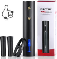 ZOYIDOUX 4 az 1-ben USB-s elektromos bornyitó készlet, alumínium, ajándék borkedvelőknek 1
