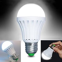 E27 LED Vészvilágító Izzó - Okos, Indukciós, Újratölthető, Energiatakarékos, 9W 2