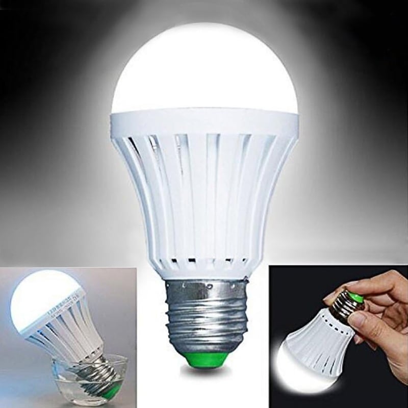 E27 LED Vészvilágító Izzó - Okos, Indukciós, Újratölthető, Energiatakarékos, 9W