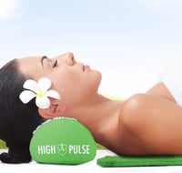 High Pulse Akupresszúrás Készlet - Matrac és Párna Szett 5 Gyűrűvel és Poszterrel - Vérkeringést Serkentő, Feszültségoldó Kék Pamut Masszázs 7