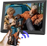 Camnoon 10.1" Digitális WiFi Képkeret 1080P Érintőképernyővel - 16GB Memória, IPS Kijelző, Automatikus Forgatás, Fotó/Videó/Zene Lejátszás 1