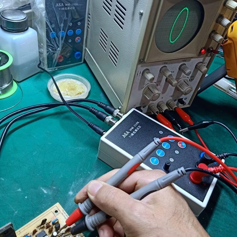 Hantek Digitális Oszcilloszkóp Teszter, Fekete, 100MHz