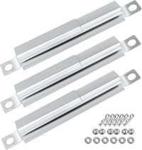 GFTIME Univerzális Állítható Keresztcsövek Nexgrill, Charbroil, FirePlus Grillekhez - Rozsdamentes Acél Alkatrész, 12,7-24,13 cm, 3 db 1