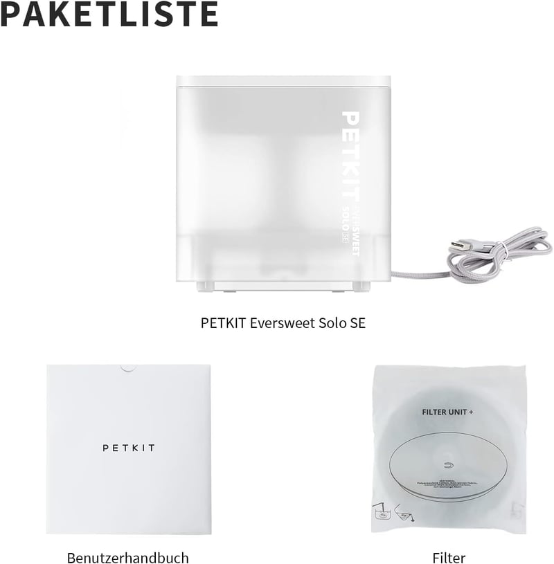 PETKIT CYBERTAIL Intelligens LED-es Macska és Kutya Ivókút, 1,85L, Halk Működés