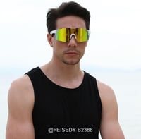 FEISEDY UV400 Tükrös Kerékpáros Napszemüveg - Férfi és Női Sporthoz 2