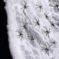 Világító, Nyújtható Pókháló - Ijesztő Halloween Dekoráció 1
