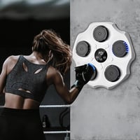 MAGIC SELECT Elektronikus Boxgép LED Kijelzővel - PU Fali Boxedzés Eszköz Kesztyűkkel, Bluetooth, Zenei Ritmusra Világító Ütőfelület, 2 Üzem 7