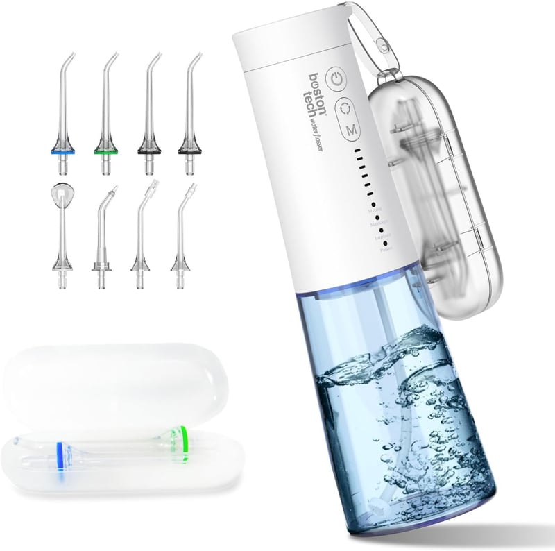 Boston Tech Szájzuhany 6 Fokozat 8 Fej Vezeték Nélküli Fogköztisztító Implantátum Fogszabályzó