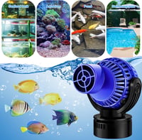 Yaobluesea IPX8 Akváriumi Áramoltató Szivattyú 4000L/h - 360° Forgatható Hullámkeltő Pumpa Édesvízi és Tengeri Akváriumokhoz, 6W, Fekete 7