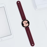 Samsung Galaxy Watch 3 Borvörös Szilikon Sportszíj 7