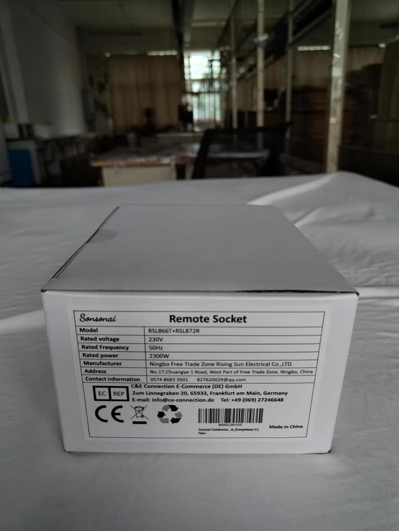 Sonsonai Távirányítós Konnektorok - 5 db, 2 Távirányító, 70m Hatótáv, 2300W