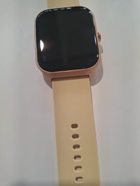 Kriutefy okosóra nőknek és férfiaknak, pezsgőarany, 2 szíjjal, Bluetooth hívás, 120+ sportmód, alváskövetés, Android és iPhone kompatibilis 4
