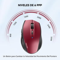 TeckNet Bluetooth egér, 3200 DPI, 2 éves üzemidő, 6 DPI szint 2