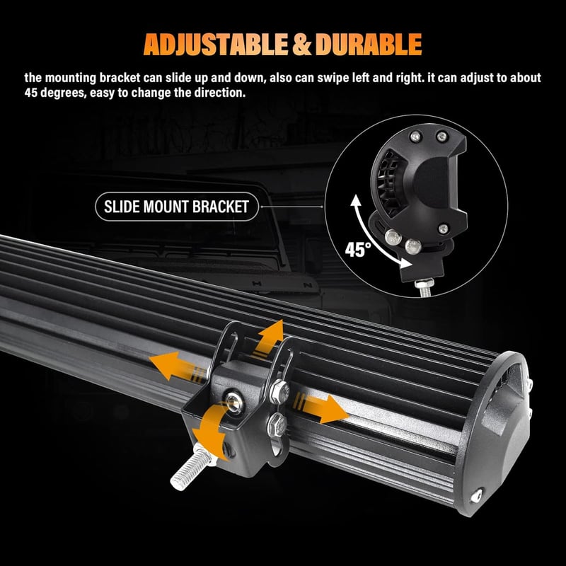 SKYWORLD 28 Inch 180W LED Munkalámpa Bar 12V 24V Vízálló Offroad Fényszóró