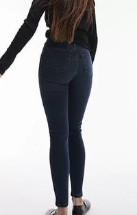 Topshop Jamie Női Farmer Kékfekete Színben W26 L32 5