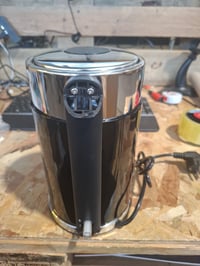 Fierbător din inox Graef WK402, 1 litru, negru, automat — defect, funcționează parțial: mâner rupt (stare: vezi a 2-a imagine) 3