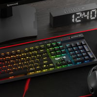 Redragon K580 PRO Vezeték Nélküli RGB Gamer Billentyűzet, Mechanikus, 3 Üzemmód, Hot-Swap, Médiakonzol, Makrórögzítés, Lineáris Red Switch 9