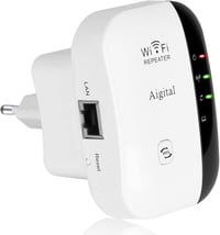 TP-Link 300Mbps WiFi jelerősítő repeater, Ethernet porttal és WPS gombbal 1