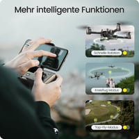 Holy Stone HS440 Összecsukható Drón 1080P Kamerával - 40 Perc Repülési Idő, 2 Akkumulátor, FPV Élő Közvetítés, Hangvezérlés, Gravitációs Érz 4