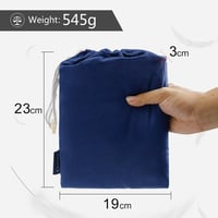 MYCARBON Nyári Hálózsák Pamut Bélés - Nagy Méretű Utazó Hálózsák 220cm 7