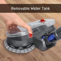 DrRobor Elektromos Felmosó Adapter Dyson V15 V11 V10 V8 V7 Porszívókhoz - Víztartályos Feltét 12 Mosható Mopfejjel 5