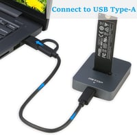 RIITOP M.2 NVMe és SATA SSD USB-C adapter - külső SSD dokkoló 7