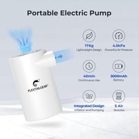 FlexTailGear Evo 4500Pa erős elektromos pumpa, 250L/perc, akkus matracfújó 2