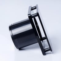 STERR Nero 100 mm-es halk fürdőszobai ventilátor - Erős légkivezető 2