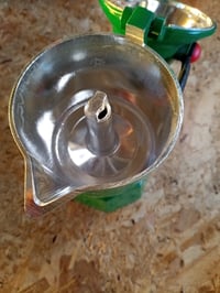 Cafetieră Moka Bialetti Alpina 3 cești 130 ml Verde — defectă, funcționează parțial: mâner rupt (stare: vezi a 2-a imagine) 4