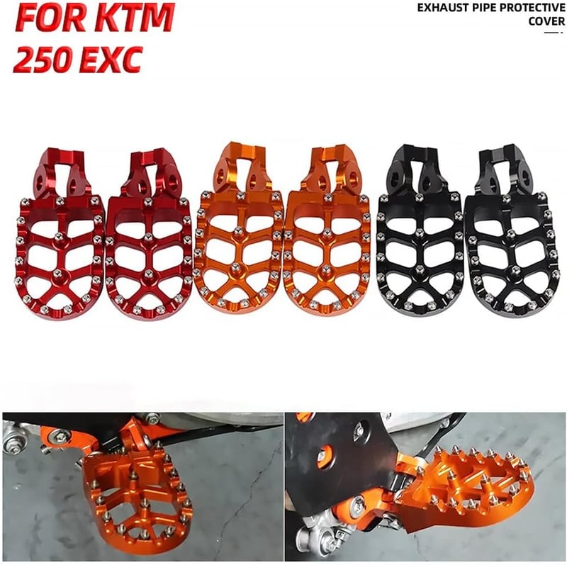 KTM lábtartó pedál - Narancssárga, több modellhez (SX, EXC, XC, SMC)