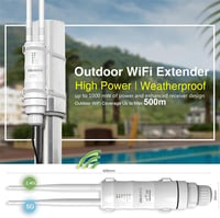 MyMAX AC600 Kültéri WiFi Jelerősítő - Dual Band 2.4+5GHz, 600Mbps, PoE, Időjárásálló, Nagy Hatótávolságú Repeater, Access Point, WN570HA1 5