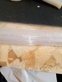 Meisterfaktur profil za brtvljenje tuš kabine 2 kom. - Produženi usmjerivač vode, za staklena vrata debljine 4-5 mm - Savijen u sredini (stanje: vidi 2. sliku) 2