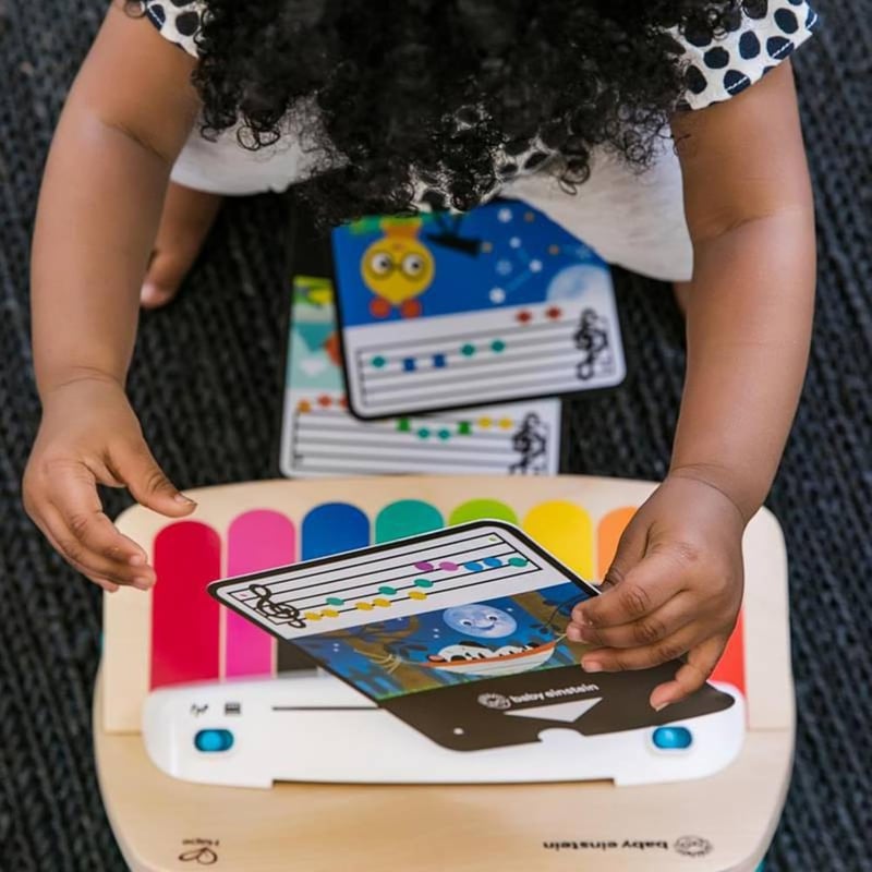 Baby Einstein Magic Touch Fa Zongora Játék - Zenélő Fejlesztő Játékszer 3 Kottával, 6 Dallal, 6 Hónapos Kortól