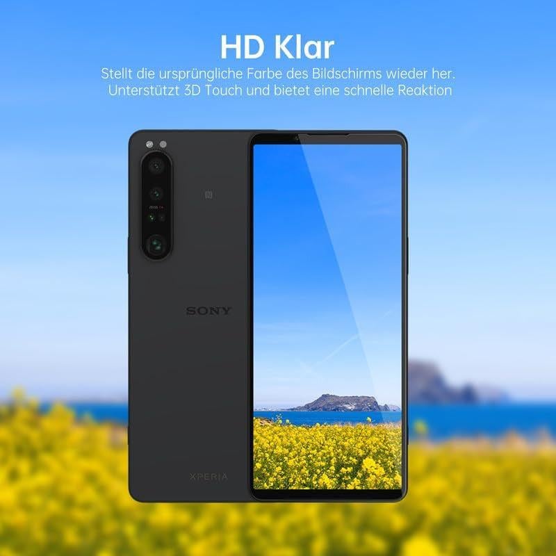 Sony Xperia 1 IV 5G Ütésálló Teljes Képernyős Védőfólia, 9H Keménységű
