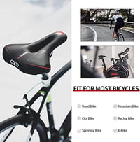 Șa de Bicicletă YOUNGDO cu Gel - Ergonomică, Respirabilă, Absorbantă de Șocuri, Scaun Bicicletă pentru MTB și Biciclete de Șosea, Husă Impermeabilă 9