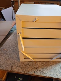 Exacompta ECOBOX+ 229606D organizator de birou cu 5 sertare pentru documente A4/A4+ — deformat, element de îmbinare rupt (stare: vezi a 2-a imagine) 4