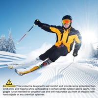 WLZP Síszemüveg Cserélhető Szférikus Lencsével - Páramentes, UV-védelemmel, Téli Sportokhoz, Snowboardozáshoz - Férfiaknak, Nőknek 7