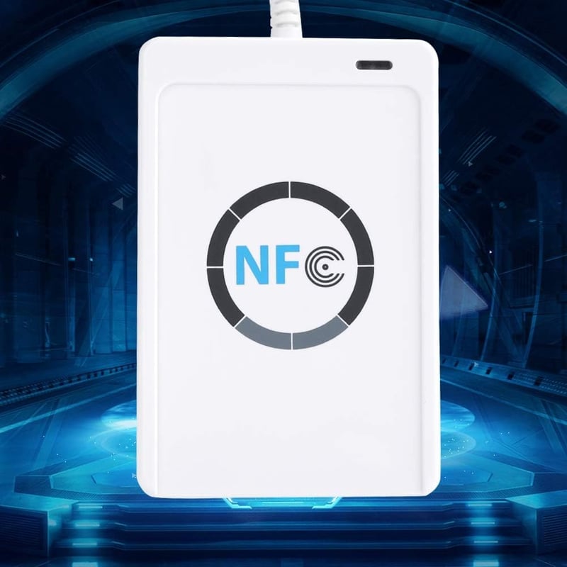 ACR122U NFC RFID olvasó/író készülék, fehér - ISO 14443A/B kompatibilis, ingyenes szoftverrel