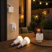 Smart Lighting Starter paket: Matter pametni prekidač + 2x E27 pametna žarulja + pametna utičnica 1