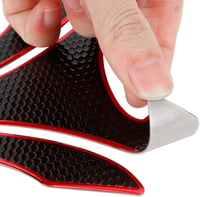 F FIERCE CYCLE Piros 3D PVC Motorkerékpár Tank Pad - Vízálló Üzemanyagtartály Védő Matrica - Univerzális Robogókhoz, Crossmotorokhoz 6