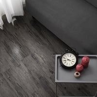 INMOZATA Öntapadós PVC Padlóburkolat - 5,02 m² / 36 Lap, Sötétszürke, Vízálló, Csúszásmentes, 2 mm Vastag, Könnyen Vágható Vinyl Padlólap 6