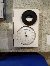 TFA Dostmann 45.2032 analóg thermo-higrométer hőmérséklet és páratartalom mérő beltéri használatra, törött búra (állapot: lásd a 2. képet) 2