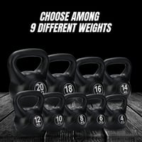 MAGIC SELECT Kettlebell Ergonomikus Fogantyúval Otthoni és Edzőtermi Edzéshez 3