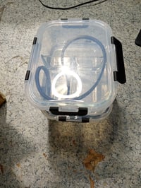 Liliume staklena posuda za hranu s poklopcem, spremnik za pripremu obroka s 3 odjeljka, 1040 ml, set od 5 komada, za doziranje i pripremu hrane 2