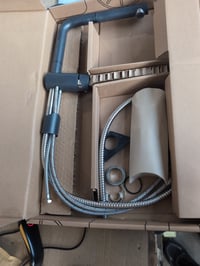 Baterie de bucătărie BLANCO LINUS negru mat - baterie monocomandă pentru chiuvetă, design modern, stare utilizată 2