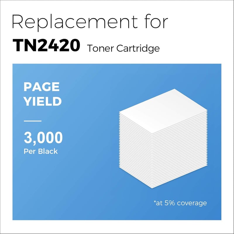 Brother TN-2420 kompatibilis toner - myCartridge nagy kapacitású utángyártott festékkazetta MFC és HL nyomtatókhoz