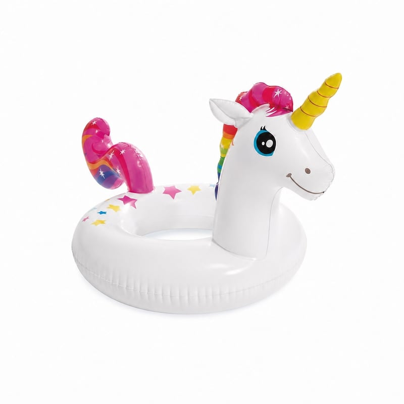 Colac gonflabil pentru copii Intex sub formă de animal, multicolor, 1 bucată, colac de înot cu model de girafă pentru piscină și mare