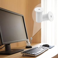 NIYATA 4 db Fehér Fali Átvezető Készlet Starlink Kábelkezeléshez, Ethernet Adapter és Router Kábelekhez, 2,5 cm-es Falnyíláshoz - White 4