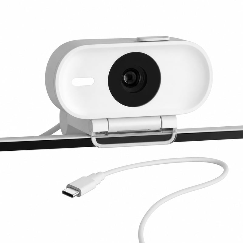 Webkamera Elgato Facecam Neo Full HD s krytkou objektívu – chybná, na náhradné diely: po pripojení k počítaču nereaguje (stav: pozri 2. obrázok)